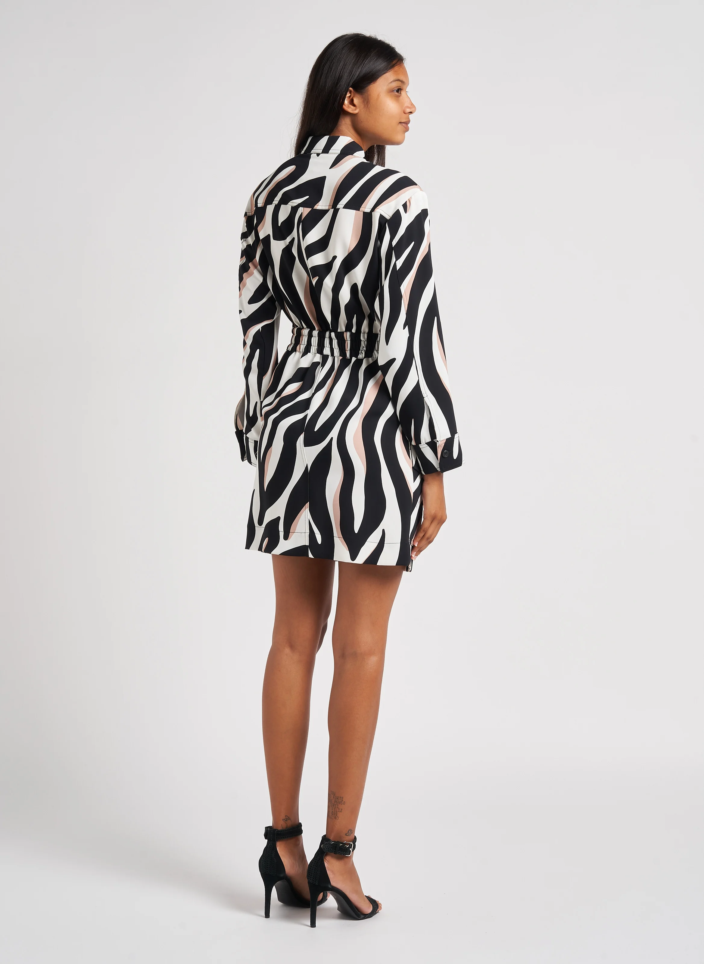 ANNIN - Robe courte imprimée | Multicolore