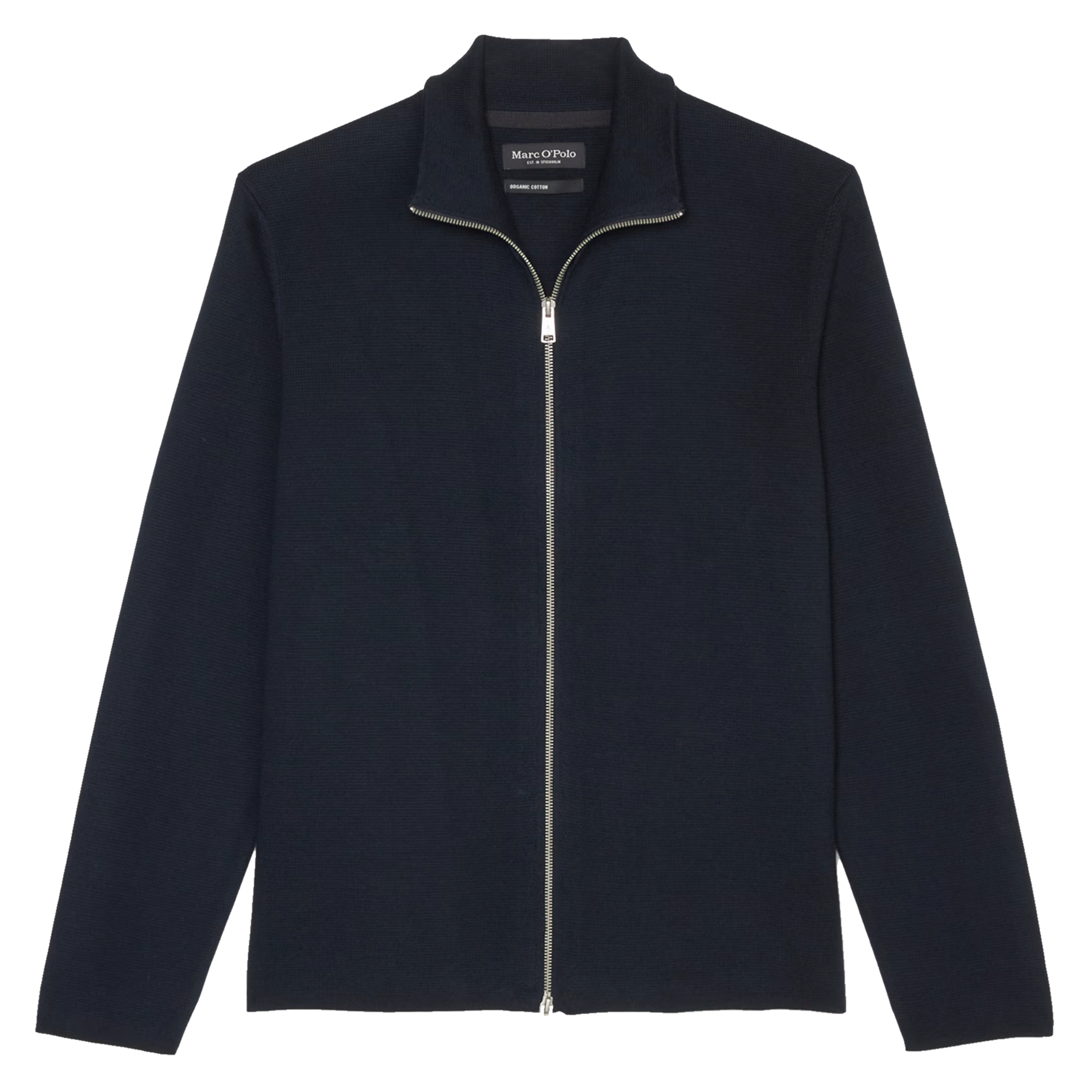 Veste col classique en coton bio| Bleu