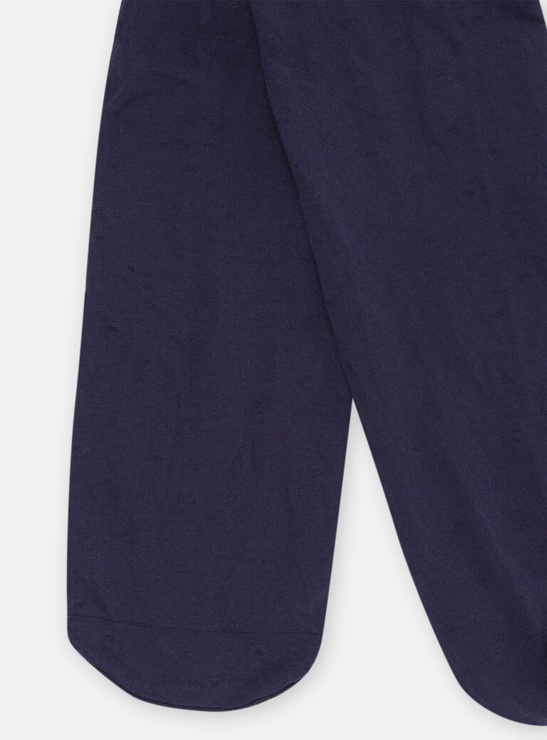Collant bleu marine fille