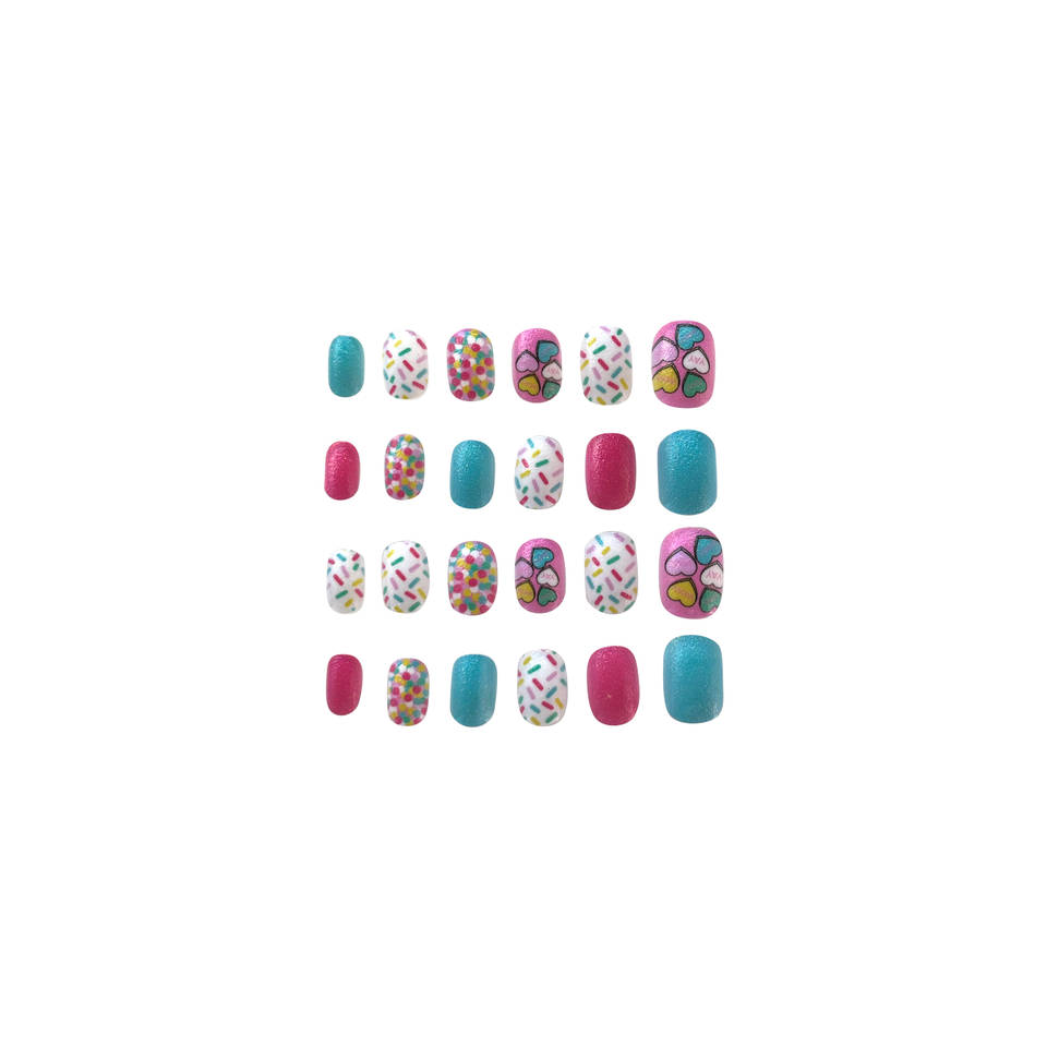 Press-on nagelset 4 stijlen 48-delig