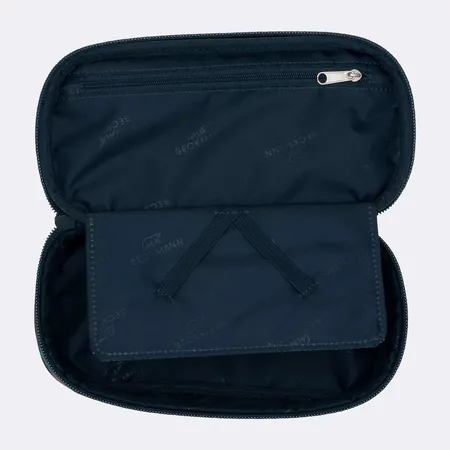 Beckmann Ovales Schlamperetui Sport Junior, Blue Brush
