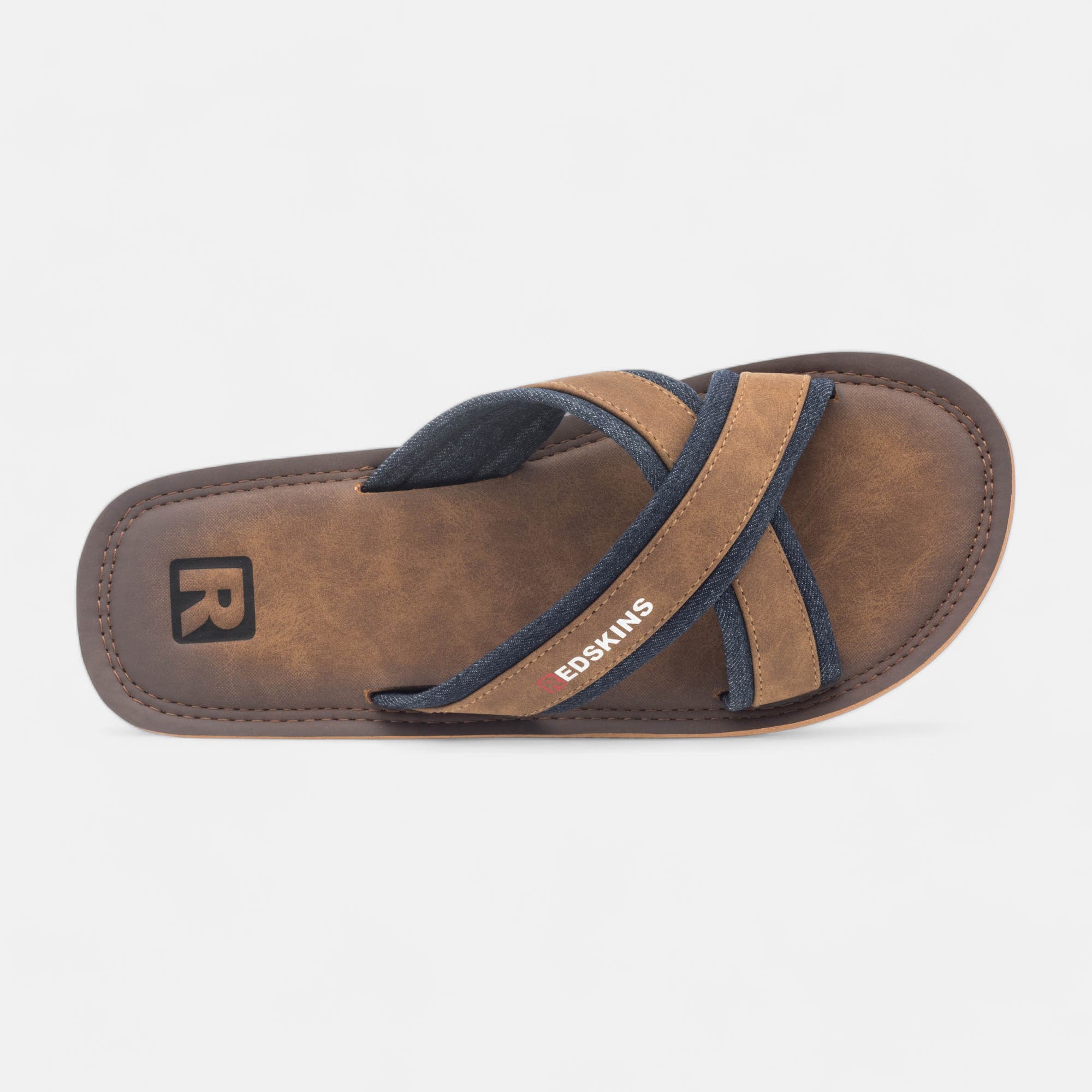 Claquettes de plage Homme marron