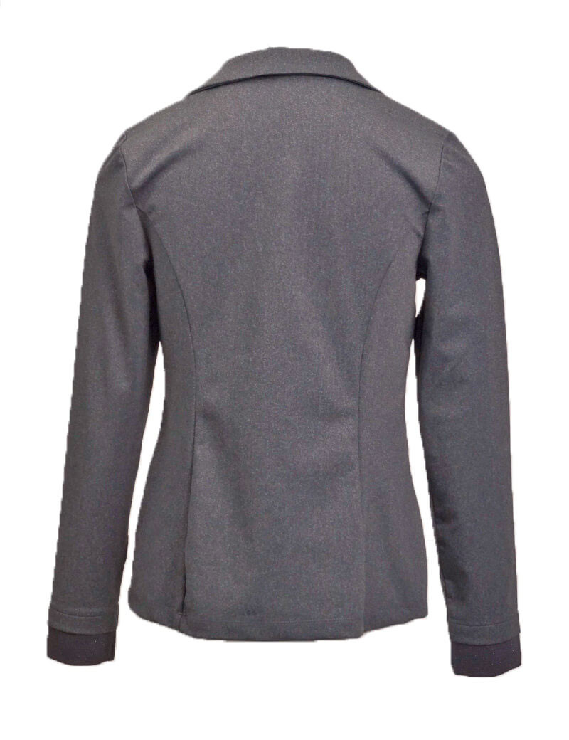 HBT BASICS - SHIRLEY VESTE BLAZER COURT GRIS CHINÉ