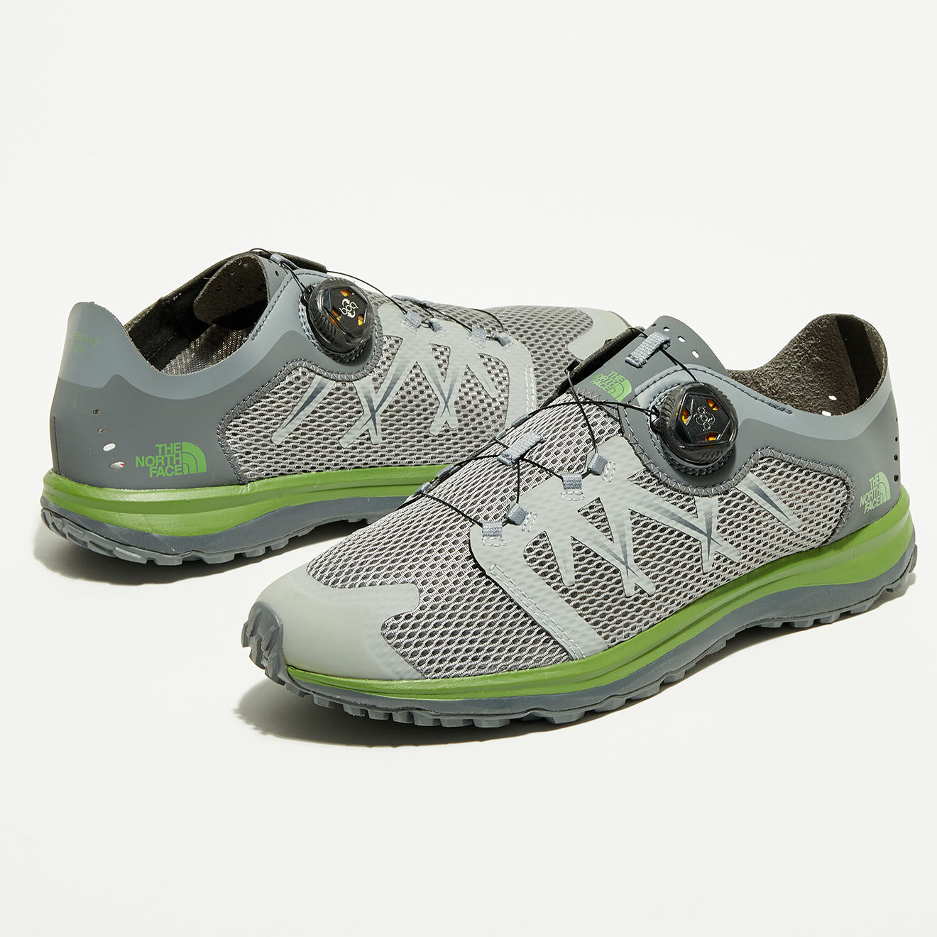 The North Face Sneakers trekking Litewave Flow Boa gris/vert