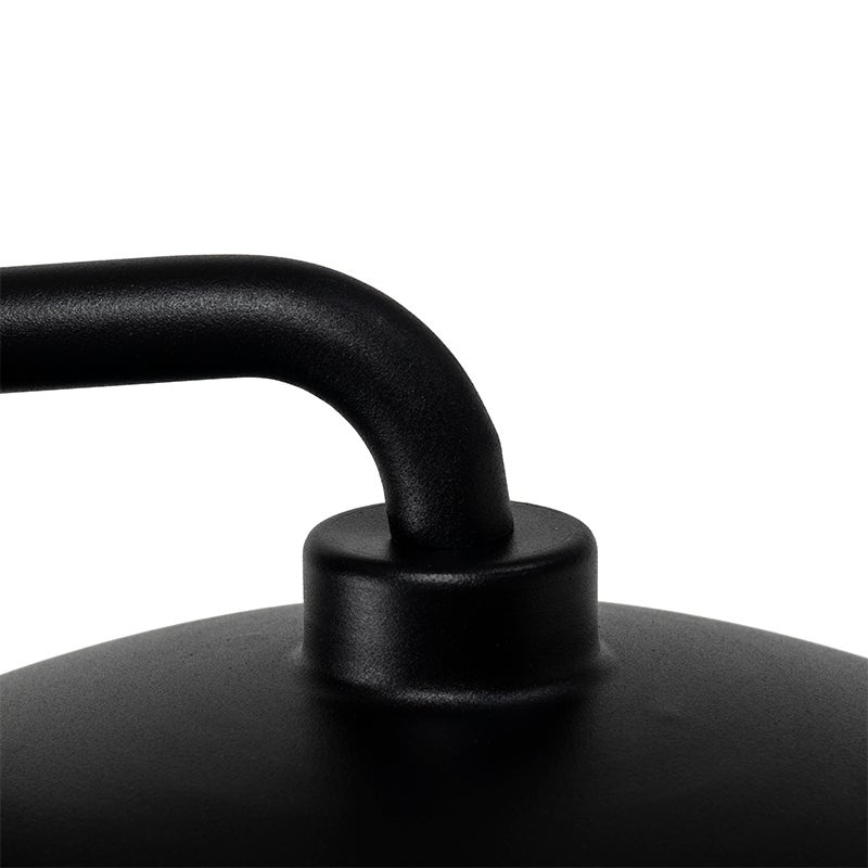 Moderne buitenwandlamp, zwart, IP44 - Khana
