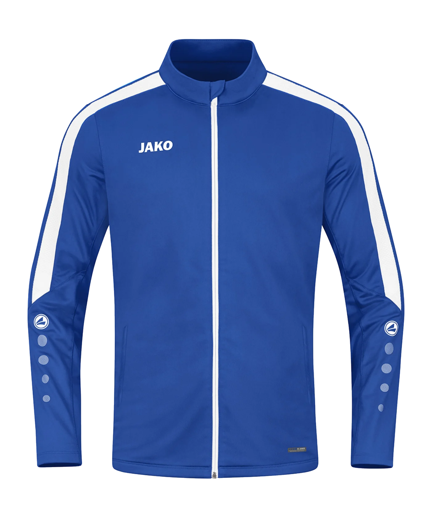 JAKO Power Polyesterjacke Damen Blau Weiss F400