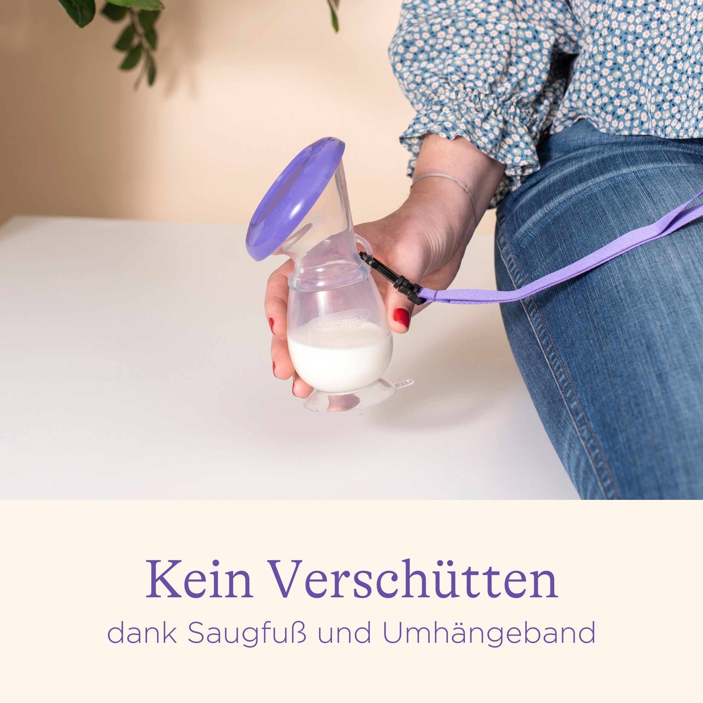 Lansinoh Silikon-Handmilchpumpe