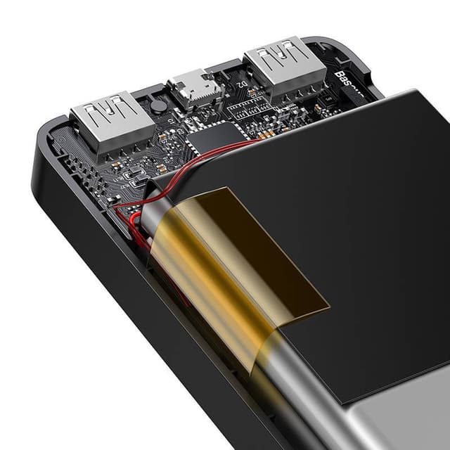 Powerbank Baseus Bipow 10000mAh, 15W (sort)