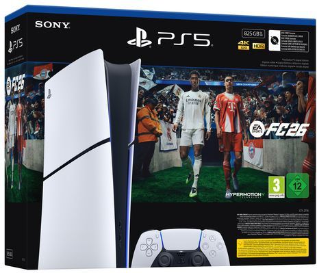 PlayStation 5 - Digital Edition - 825 GB - Slim Version - EA Sports FC 26 Bundle