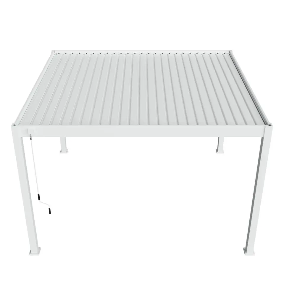 Orion Deluxe terrasoverkapping 360 x 400 cm wit