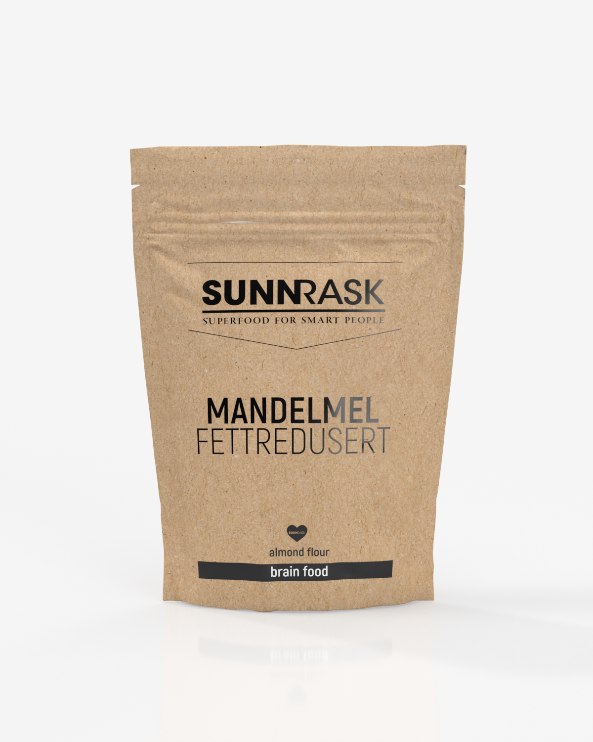 3 x SunnRask – Mandelmel Fettredusert 500g
