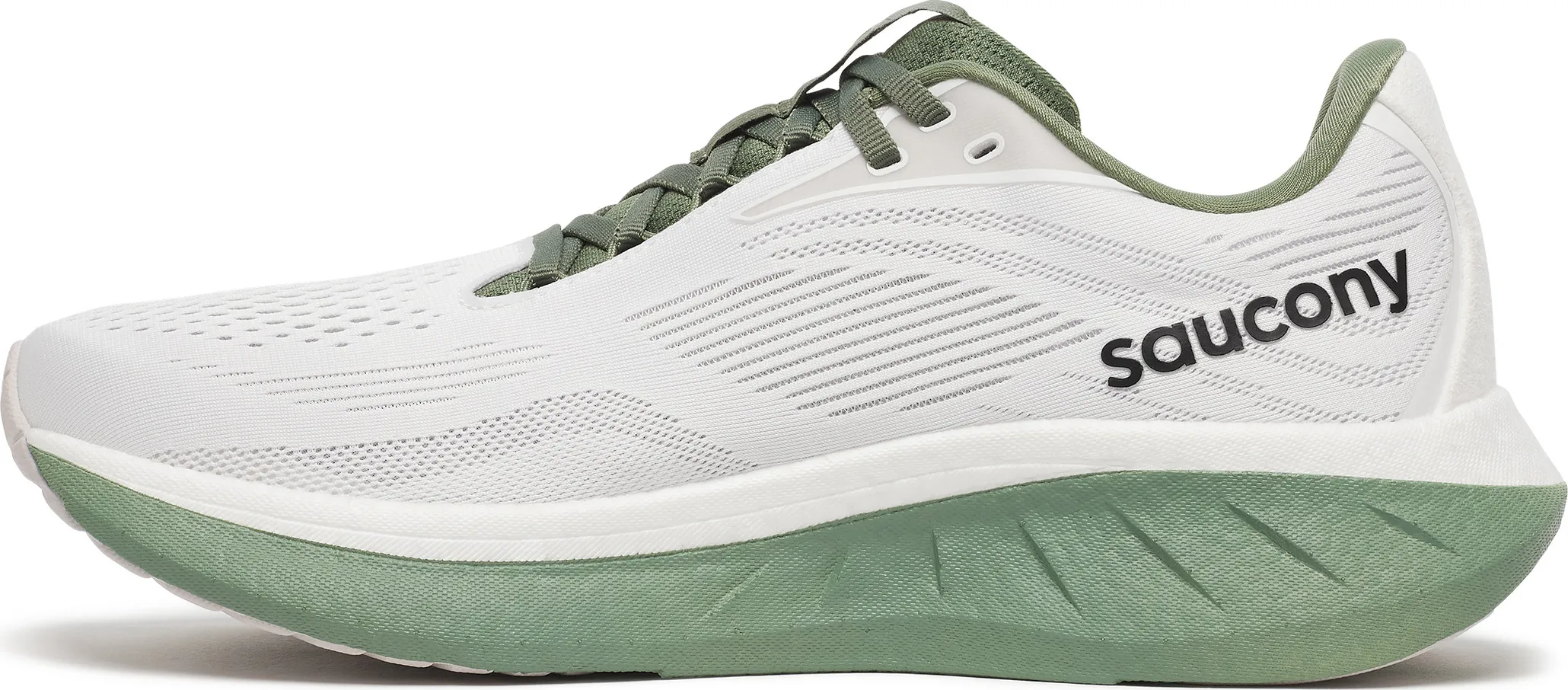 Saucony Ride 18 White/Olivine