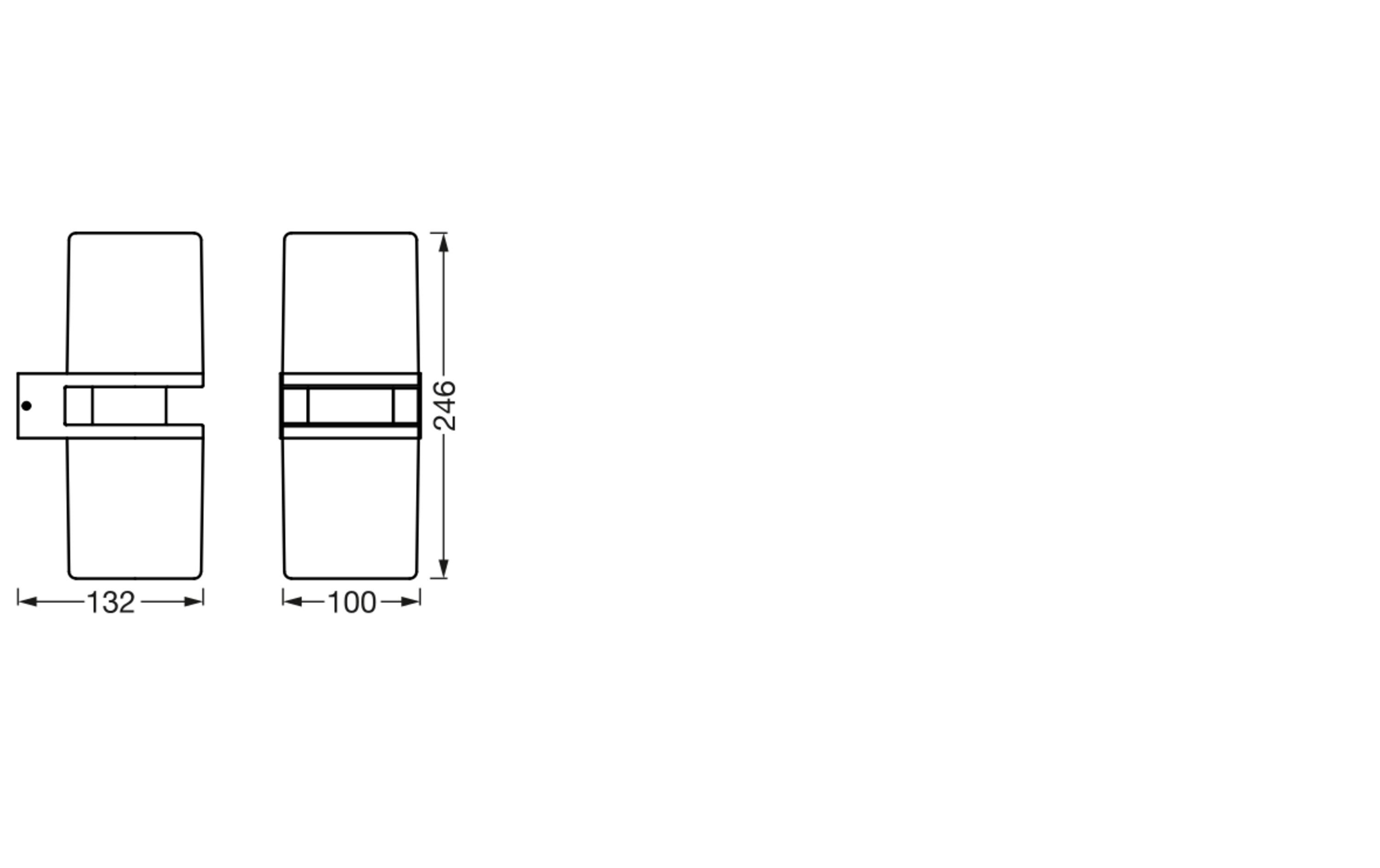 Gartenleuchte SMART+ Flare Updown Wall, 14 W, 3000 K, RGBW<br>Gartenlampe mit WiFi-Technologie