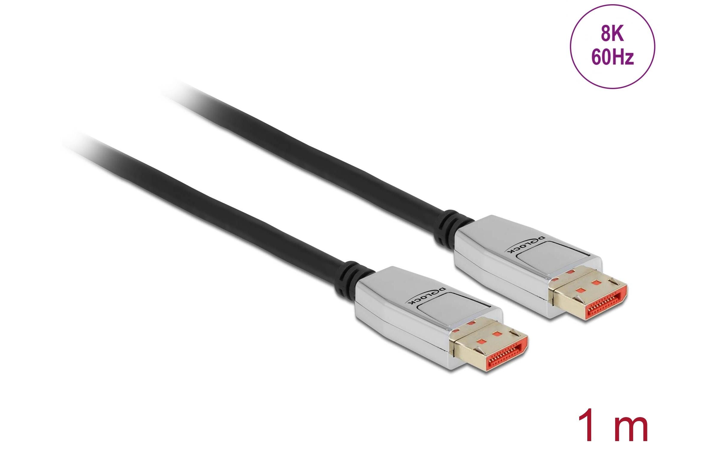 Kabel DisplayPort - DisplayPort, 1 mDisplayPort Kabel 8K 60 Hz 1 m