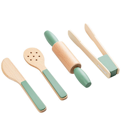 Sebra Holztoys - Küchenutensilienset - Grün