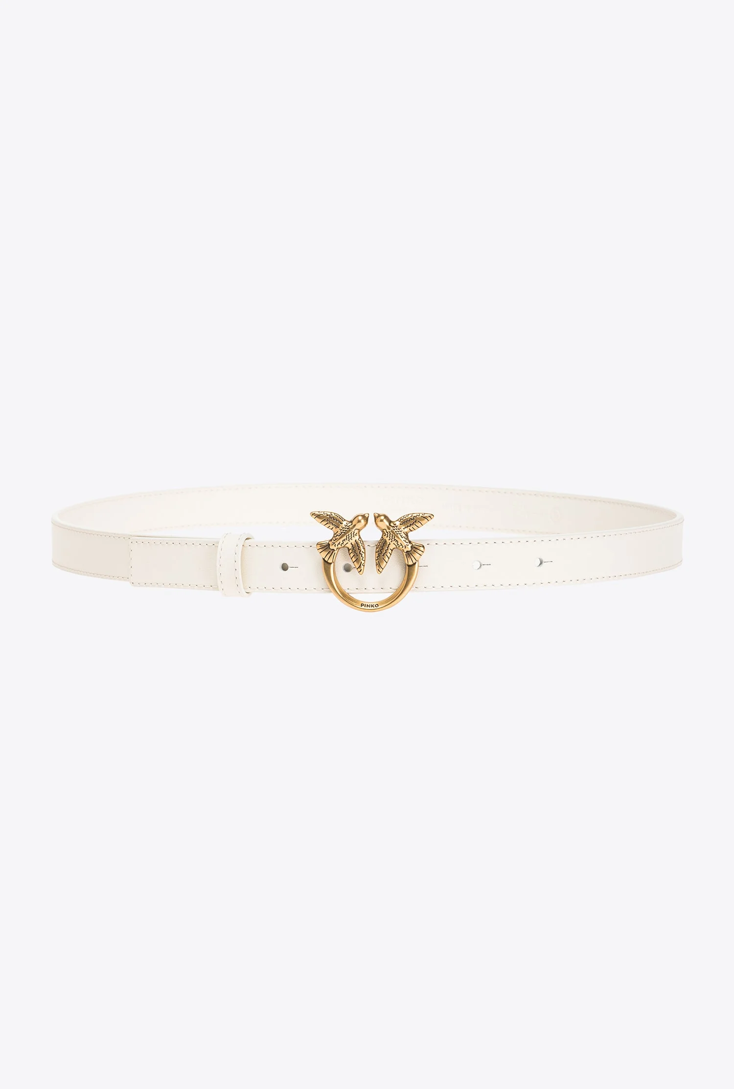 Fine ceinture love birds | Blanc