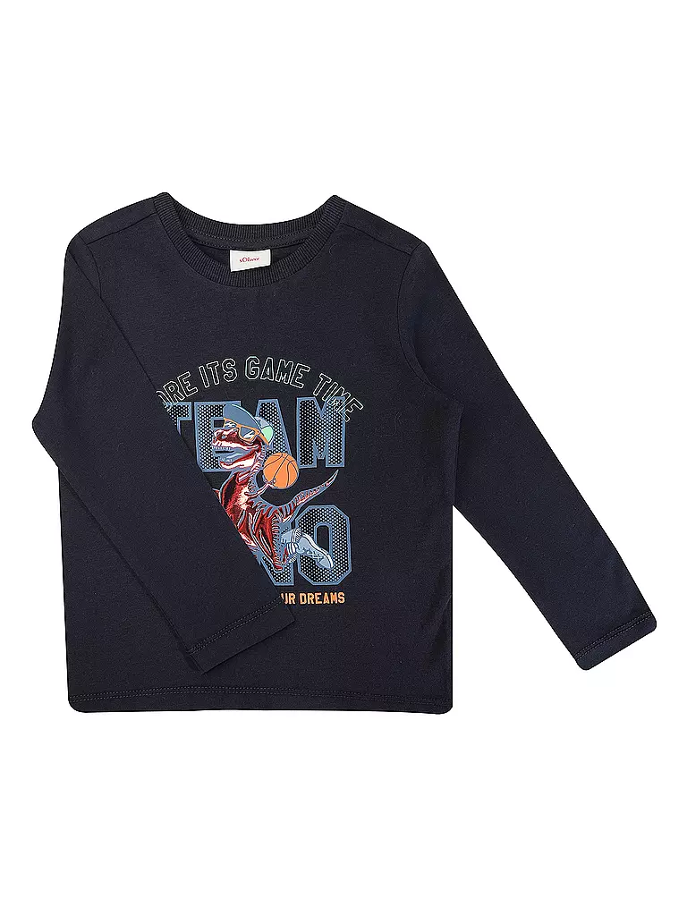 S.OLIVER Jungen Langarmshirt dunkelblau