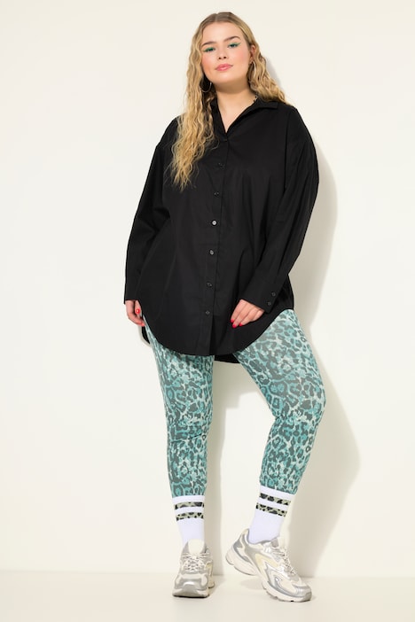 Leggings, High Waist, Color Leo, Elastikbund
