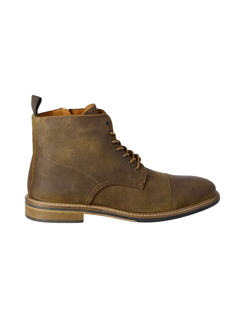 SCHMOOVE BOOTS HOMME PILOT OIL SUEDE COFFEE