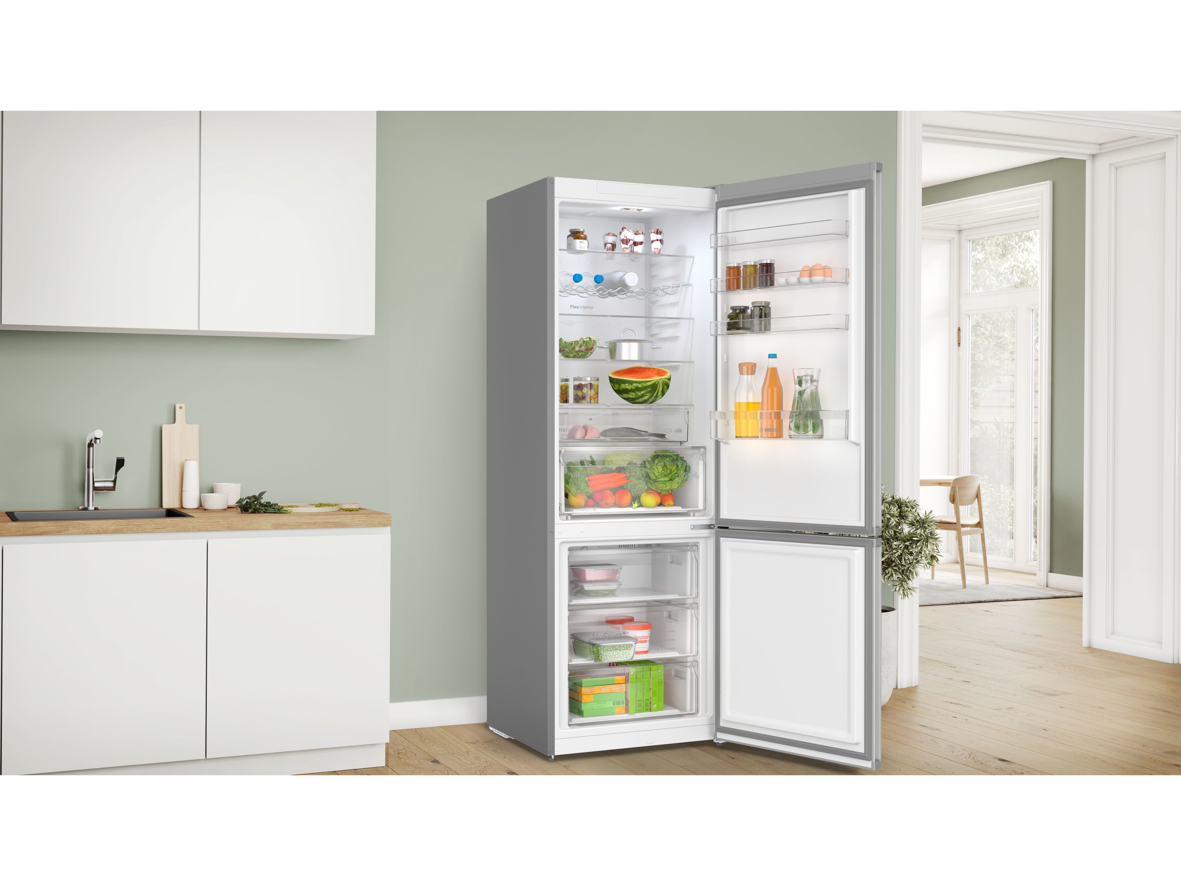 COMBINADO BOSCH KGN497LDF INOX D 440L NO FROST