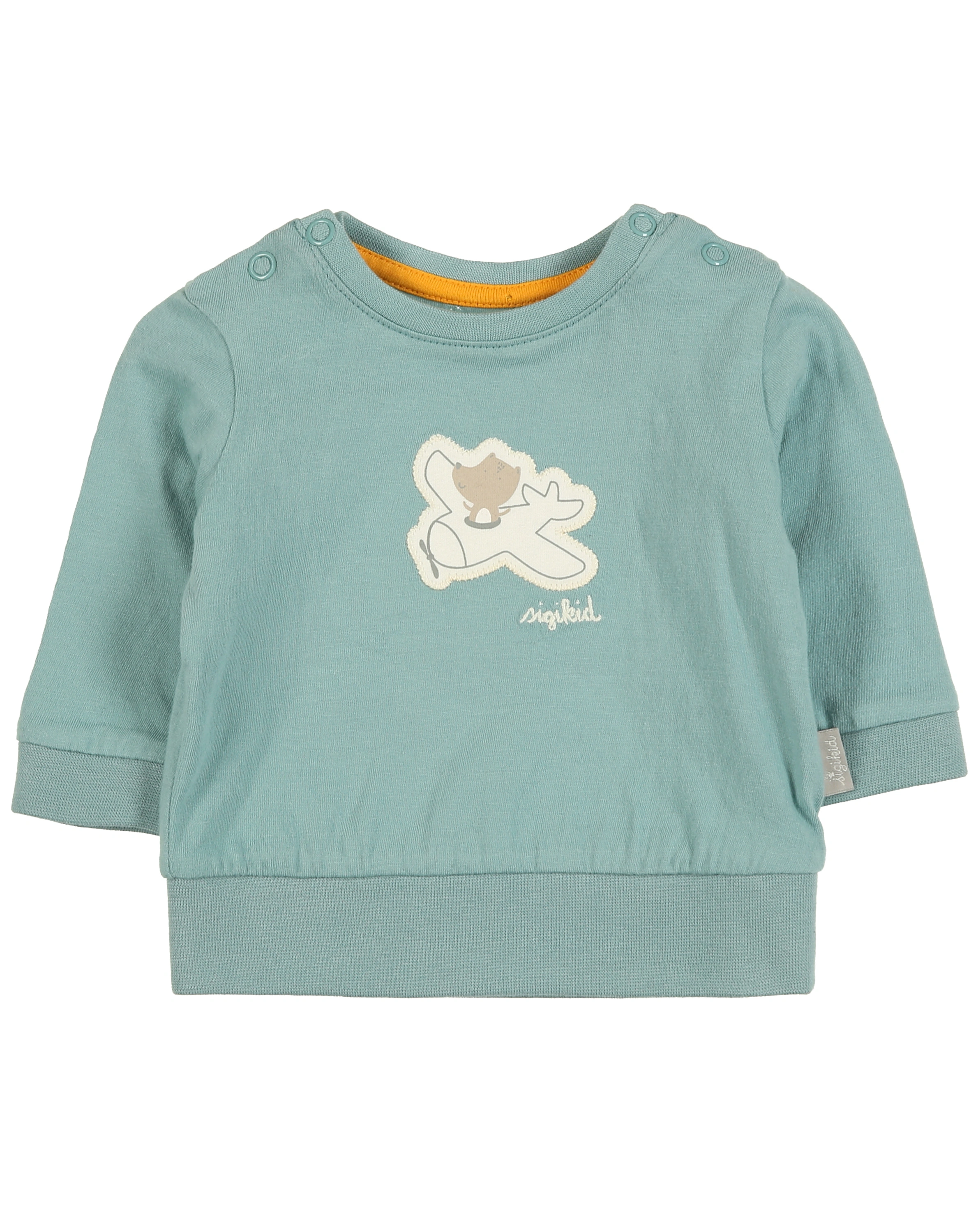 Langarmshirt WOLF - FLUGZEUG in blau