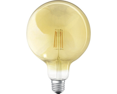 Ledvance Smart WIFI Filament LED Globe Lamp Dimbaar G125 E27/6W (53W) Goud 680 lm 2400 K Warm Wit