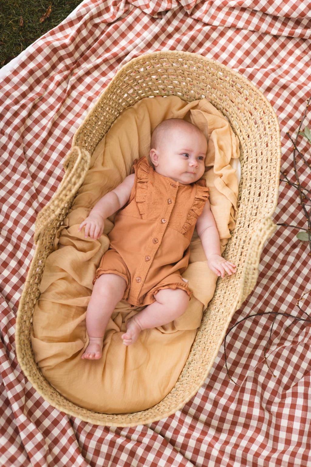 Quapi regular jumpsuit bruin