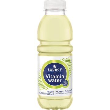 Sourcy Vitaminwater Peer-Vlierbloesem Kamille 500ML