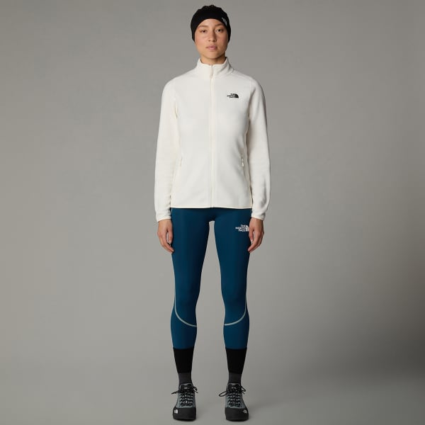 Veste polaire THE NORTH FACE W 100 GLACIER FZ EU WHITE DUNE-NPF