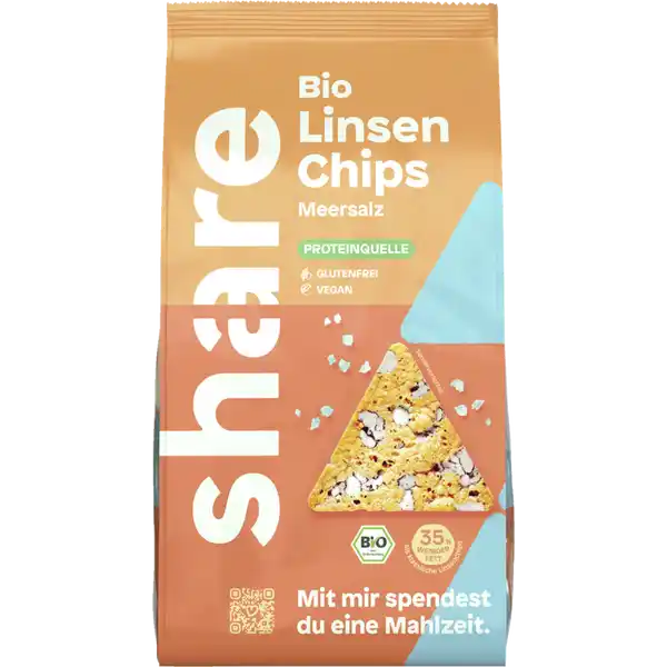 Bio Linsenchips gesalzen