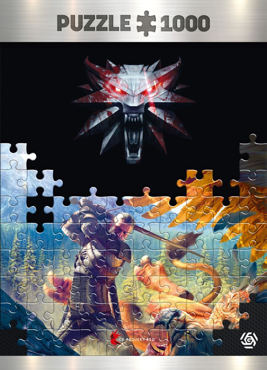 The Witcher - Griffin Fight Puzzles Premium - 1000 Brikker