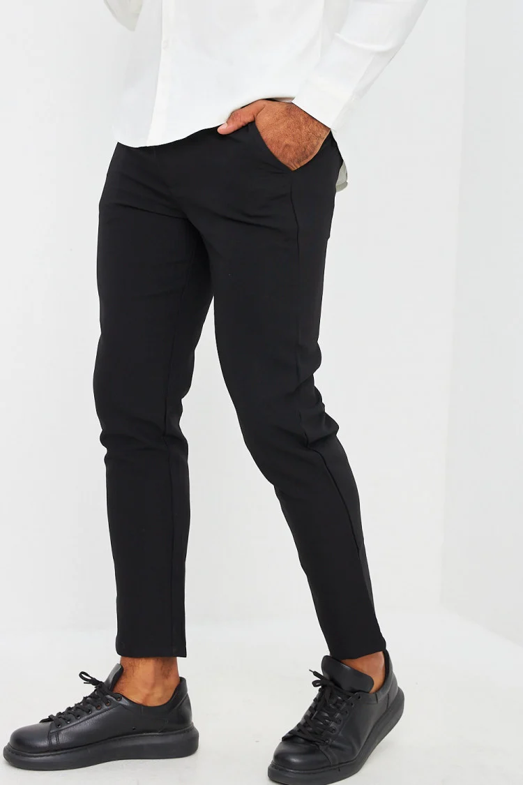 Pantalon de costume homme noir
