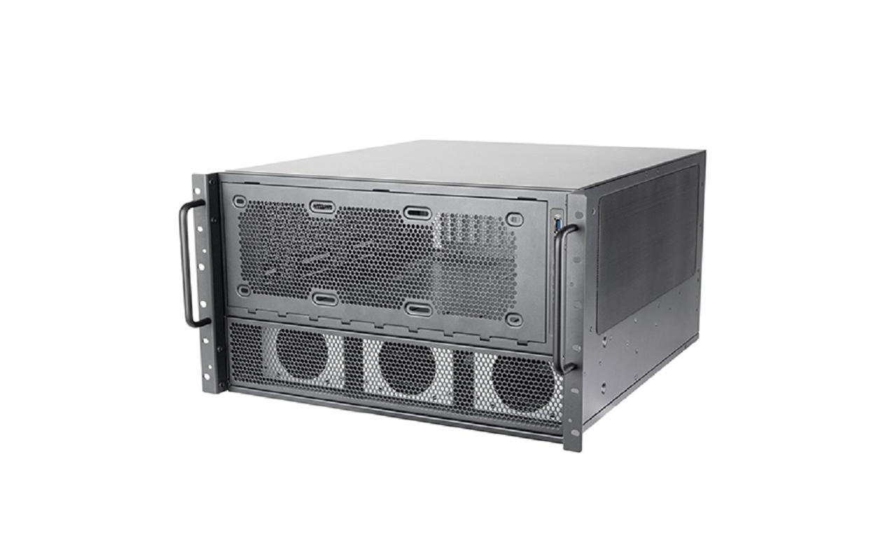 Gehäuse SST-RM600<br>6HE-Rackmount-Gehäuse mit Dual-Netzteil-Kompatibilität