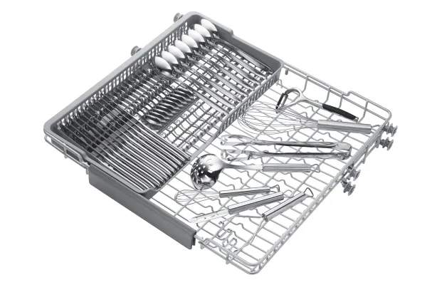 Samsung DW60A8050FB, Fuld størrelse (60 cm), Sort, Kurv, Rustfrit stål, 14 kuverter