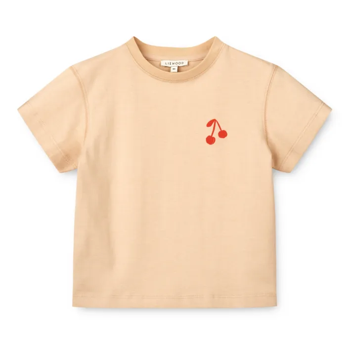 Liewood T-shirt Sixten Cerises | Rose pâle