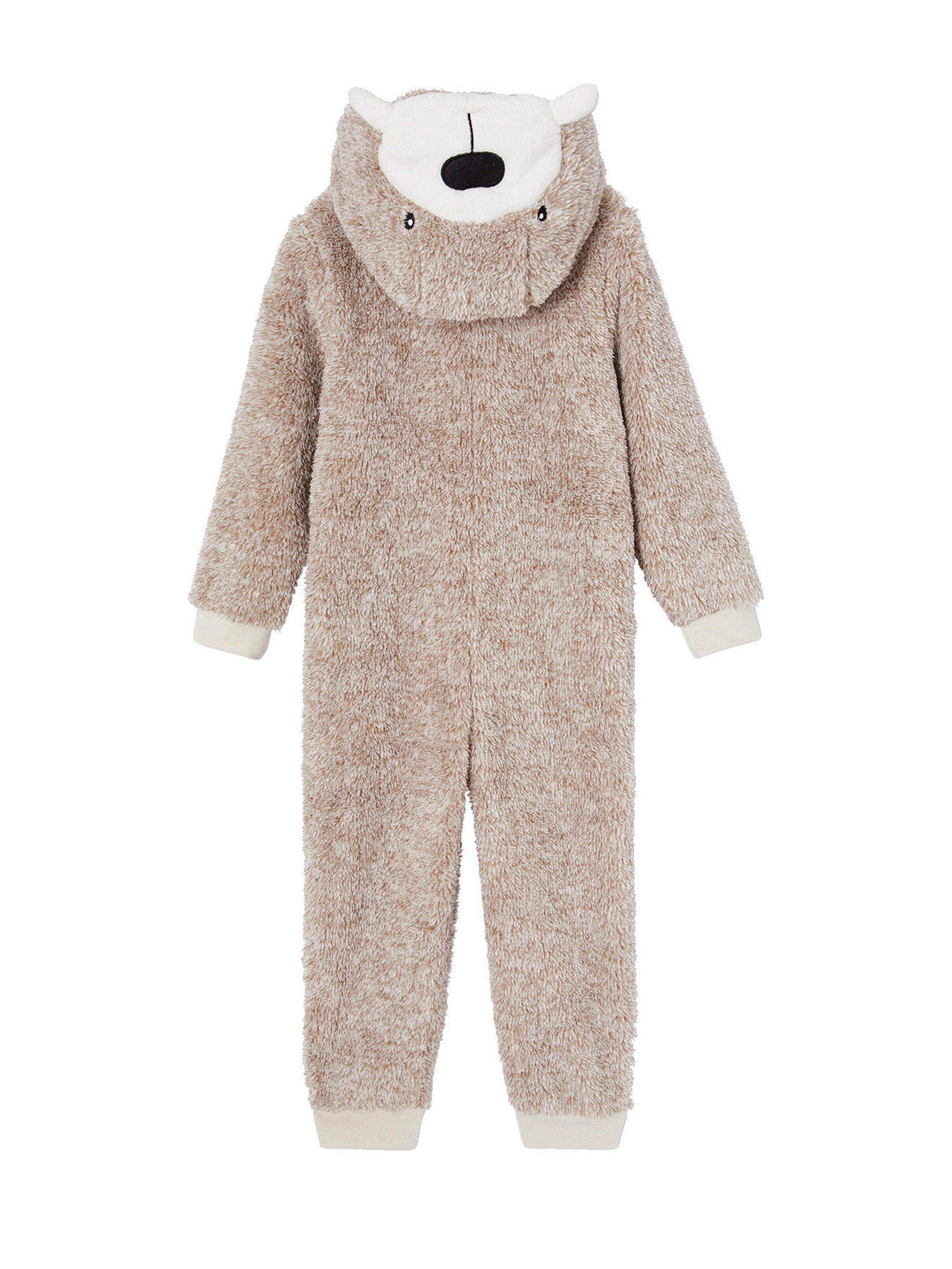 Vertbaudet Jungen Onesie Walross beige meliert