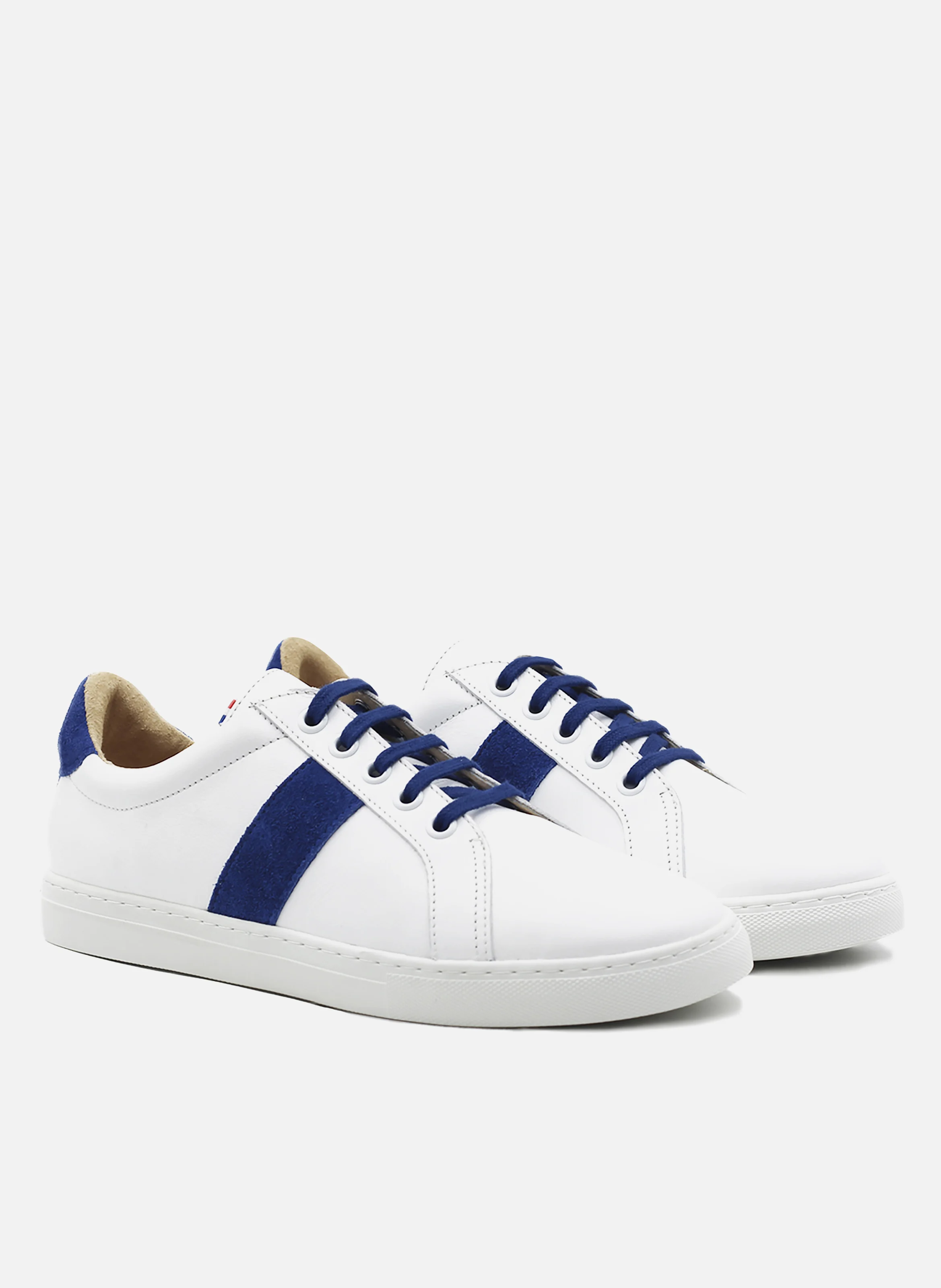 Baskets mif cuir | Blanc