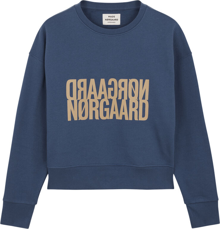 Mads Nørgaard - Copenhagen Organic Sweat Tilvina Sweatshirt Blå