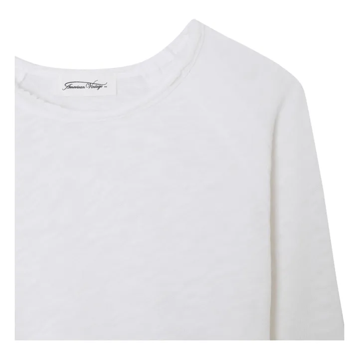 American Vintage T-shirt Manches Longues Sonoma | Blanc