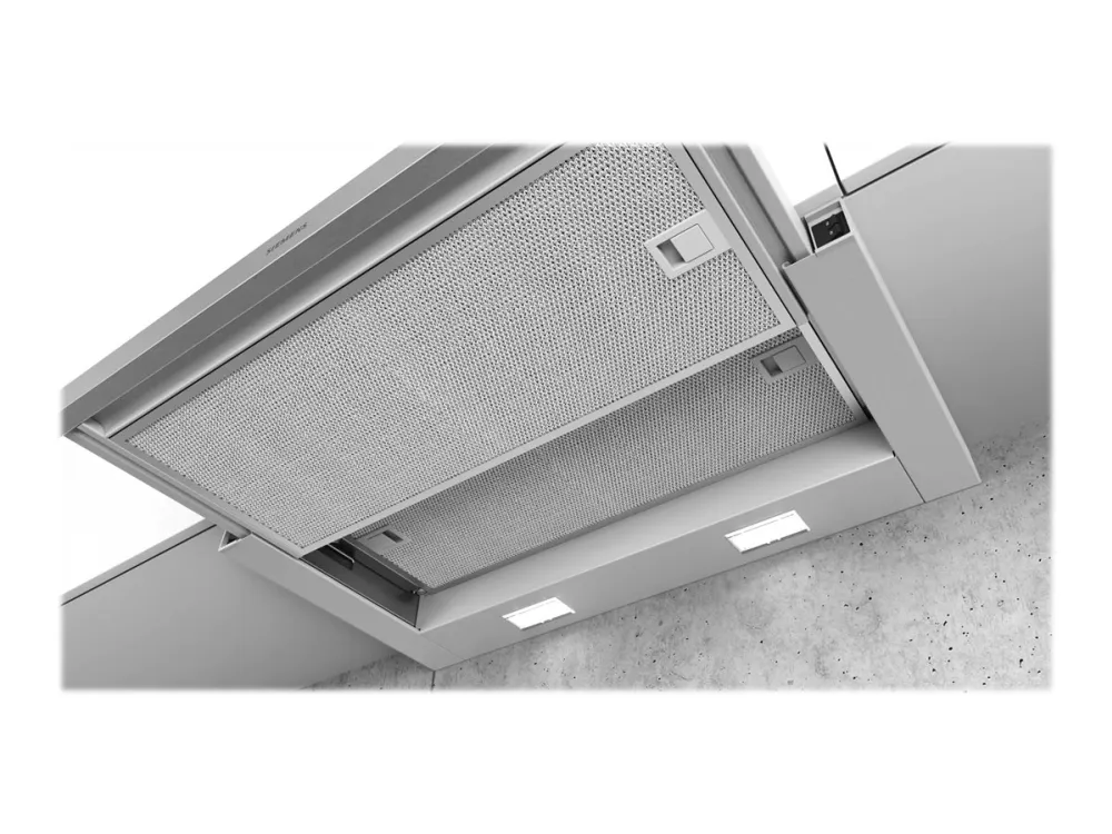 Siemens iQ100 LI64LA521 - Udtræksemhætte - 60 cm. - Sølvmetallic - Indbygget motor