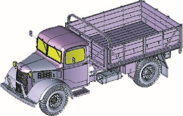 Airfix - Wwii British Army 30-Cwt 4X2 Gs Truck - 1:35 - A1380