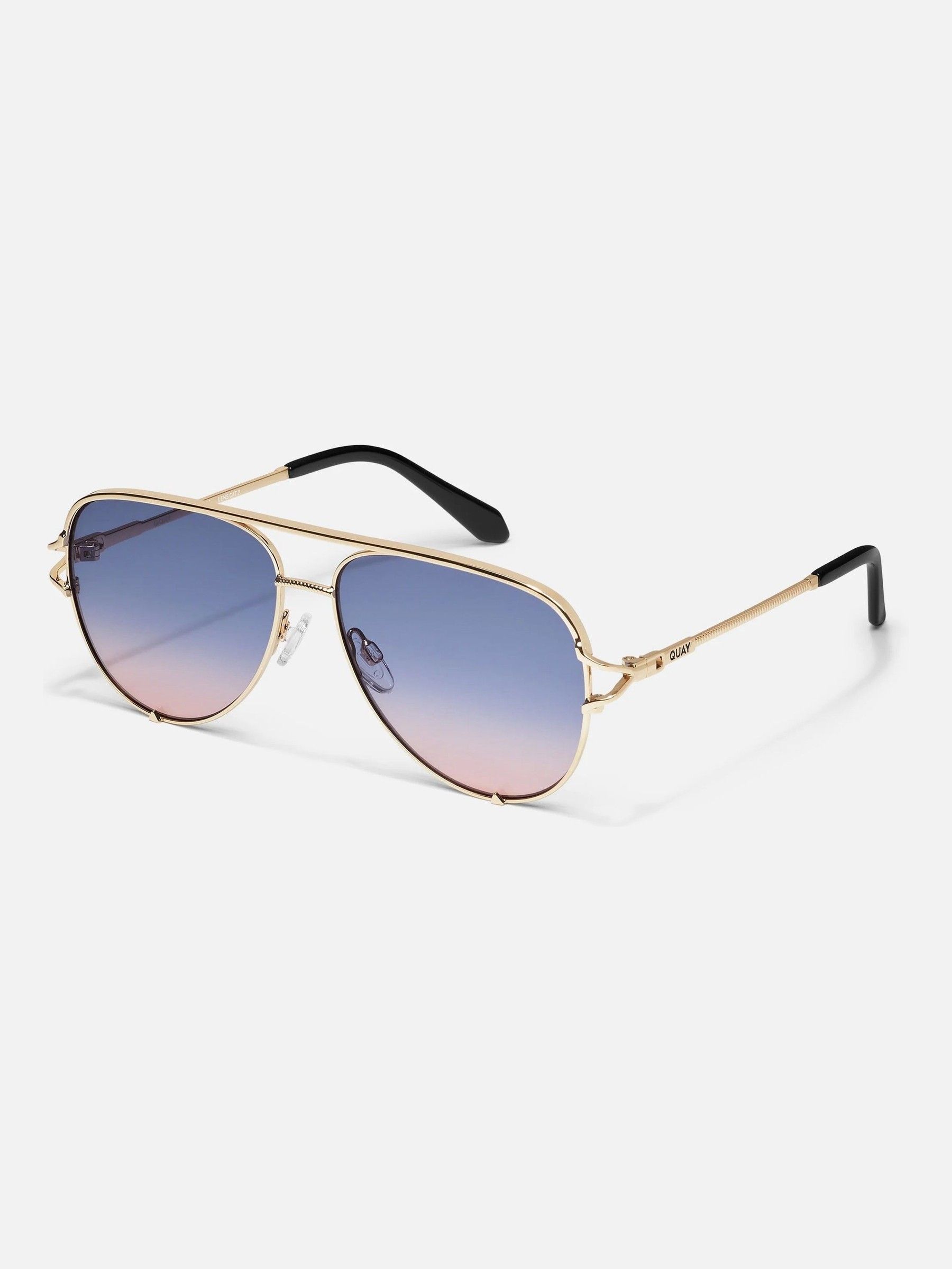 Goud - QUAY High Key Twist Sunglasses