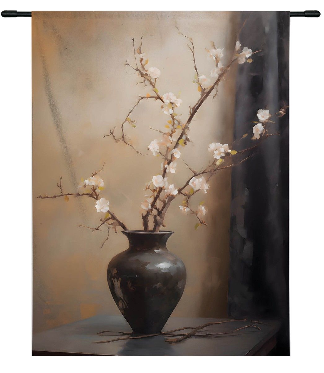 Wandkleed Light Blossom Vase