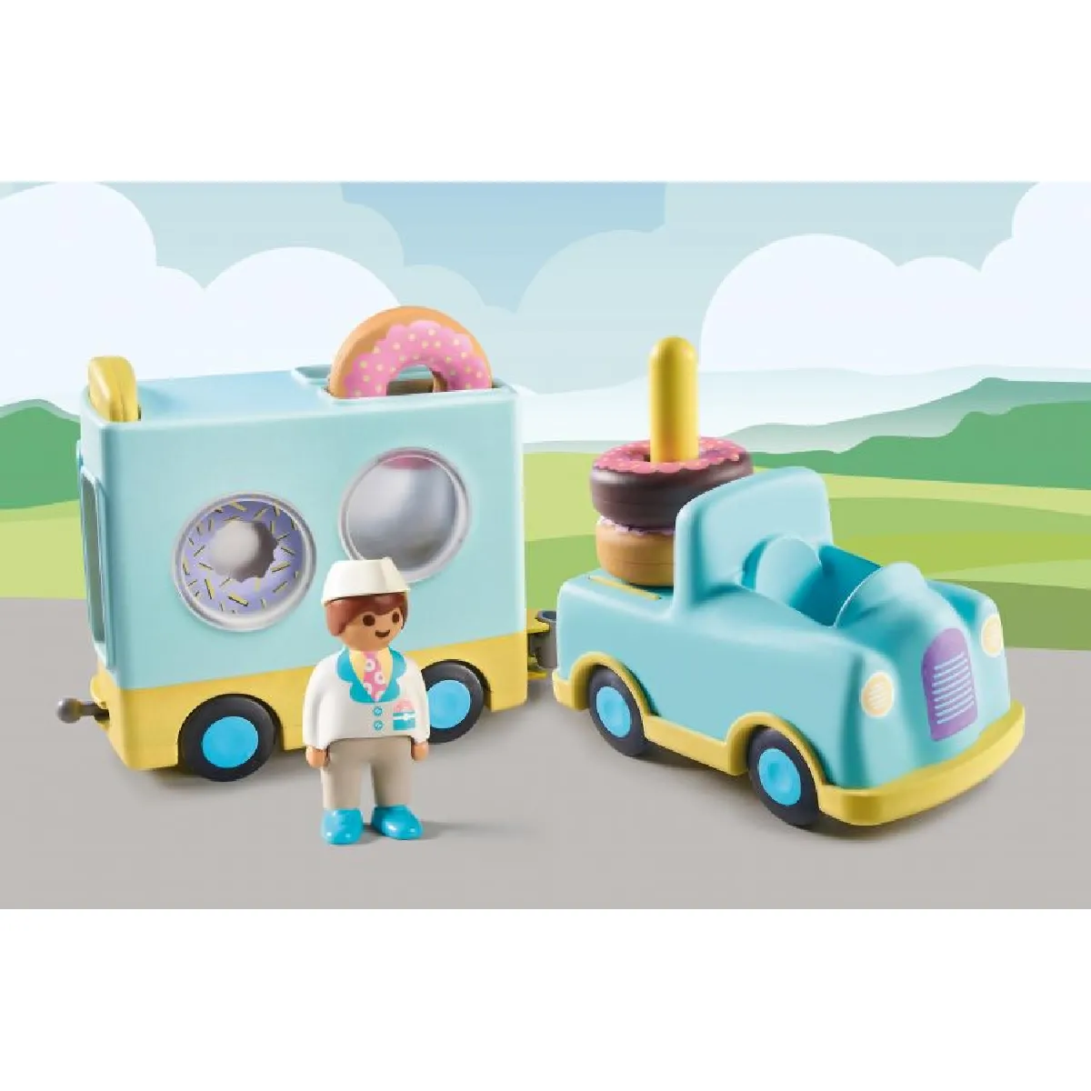 Playmobil® PLaymobil 71325 Camion de donuts 1.2.3