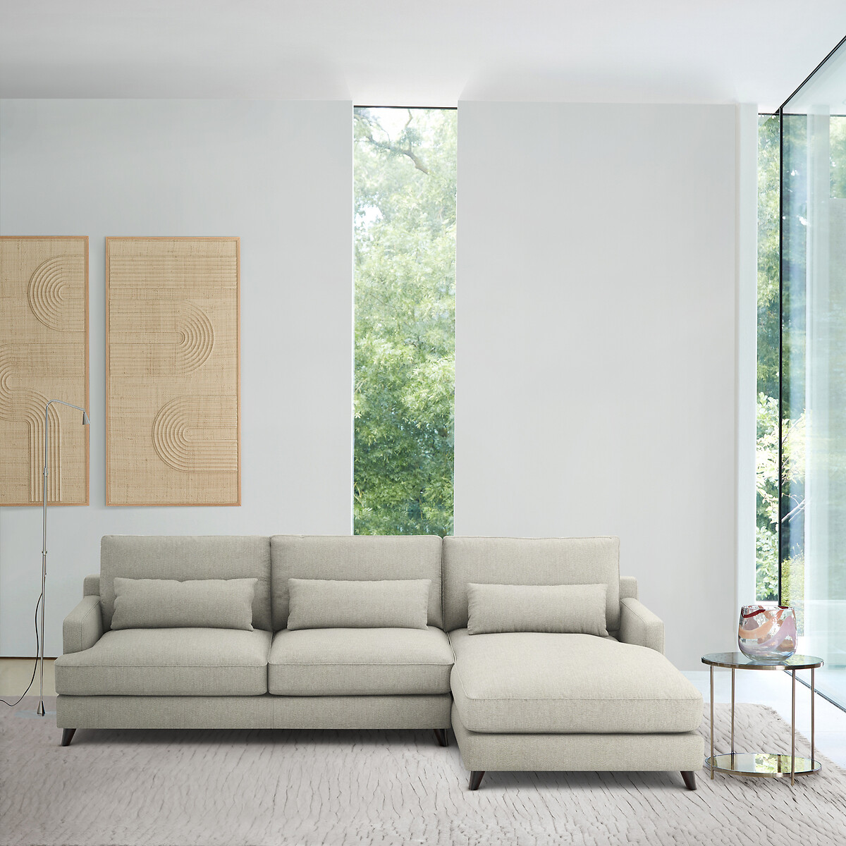 AM.PM<br>Sofá de canto em tweed, Alwine