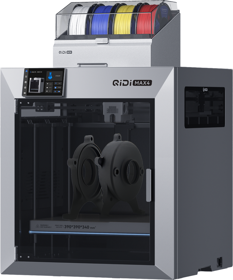 QIDI Tech  Max4 Combo    Großformat-Drucker mit smartem Multi Material System