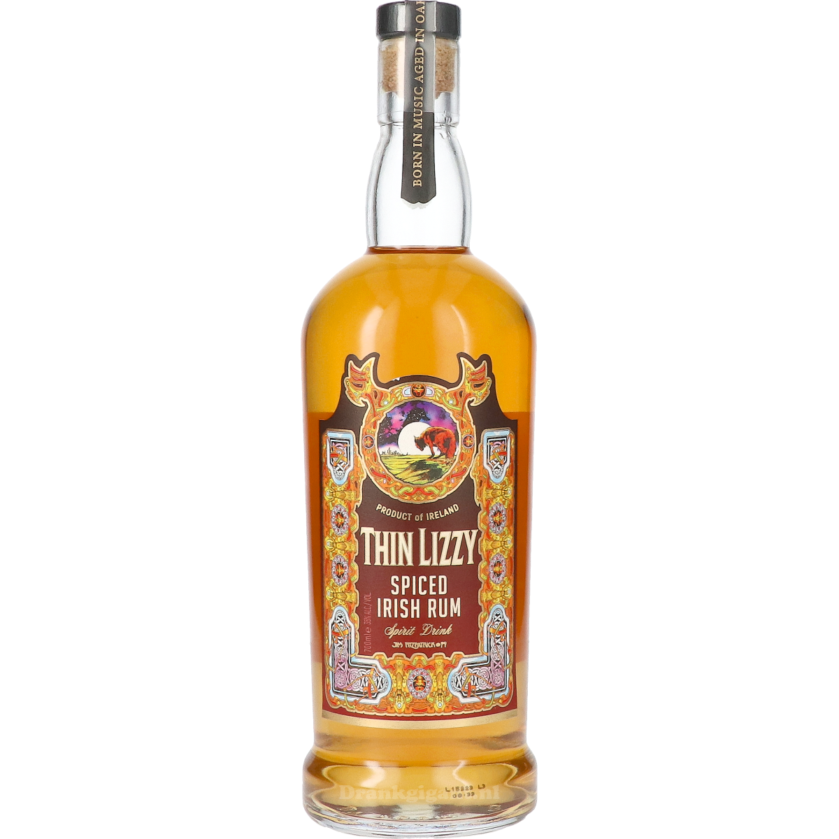 Thin Lizzy Spiced Irish Rum 70 cl