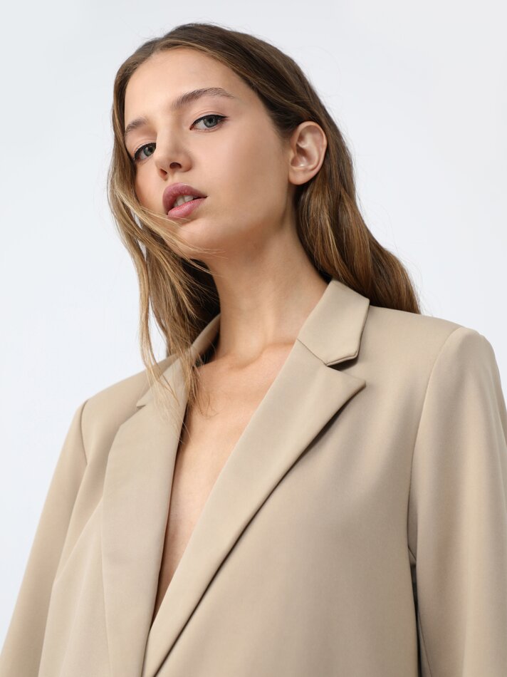 Blazer oversized - Areia