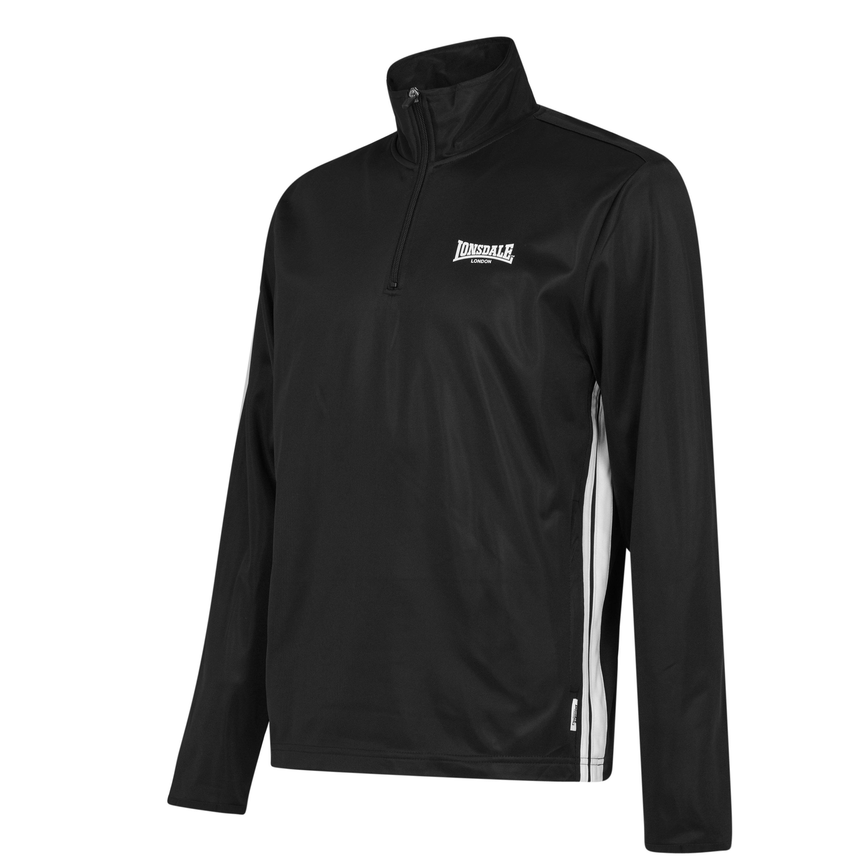 Lonsdale 2S Quarter Zip Track Top Mens
