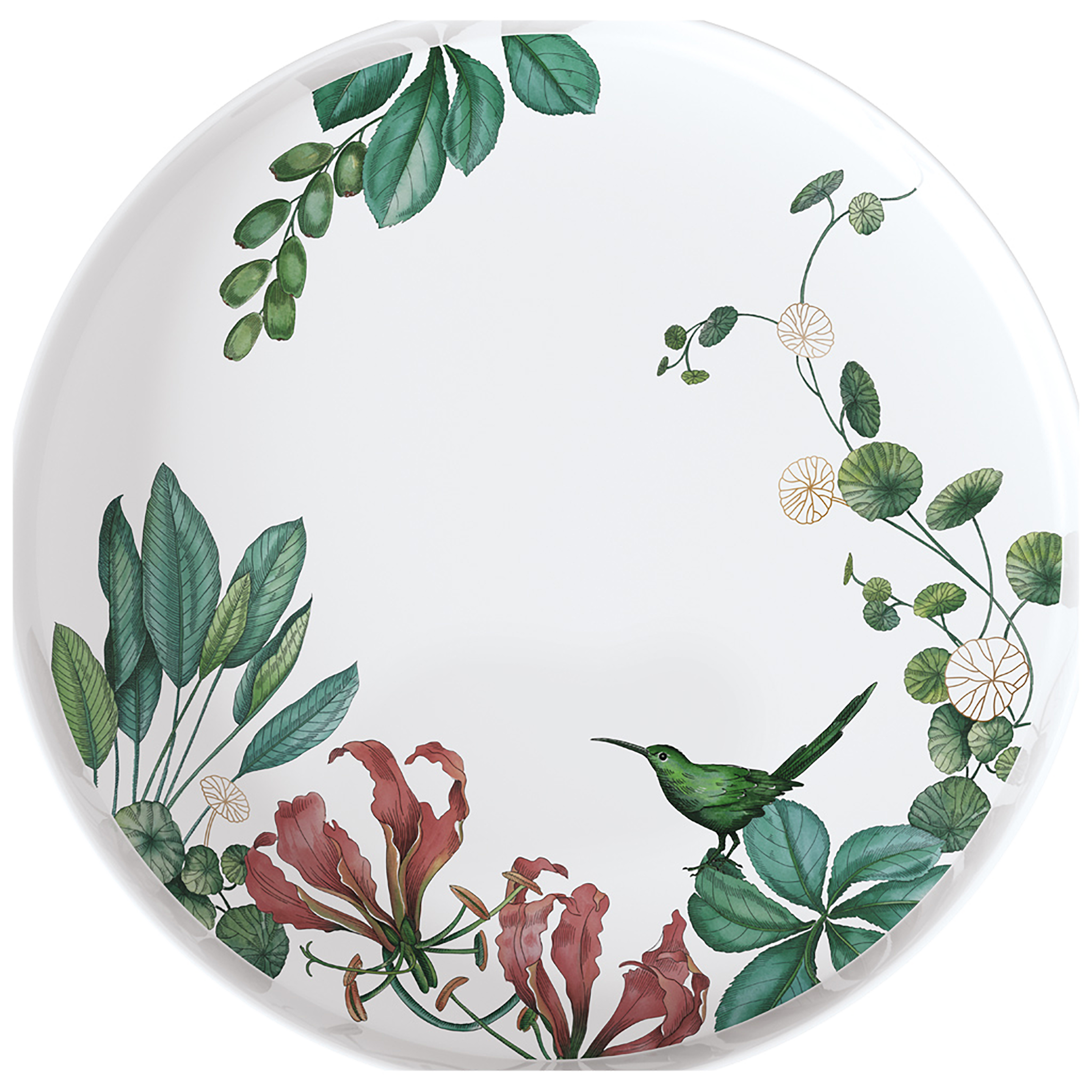 Avarua Centerpiece bowl Multi-colored, 44 oz, Premium Bone Porcelain